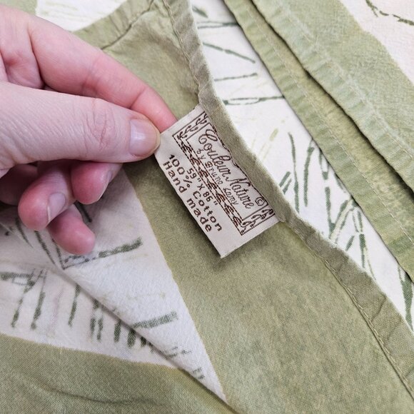 Couleur Nature Springfield Cotton Green Floral Tablecloth 2 Matching‎ Napkins - Picture 3 of 12